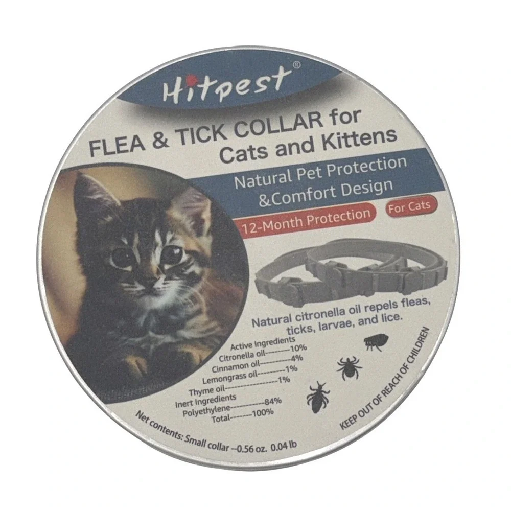 Cat collar‎ Flea and Tick Treatment Waterproof 1 2 Mo. Protection New